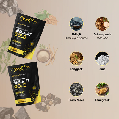 Pure Shilajit Gummies - 6-in-1 Support