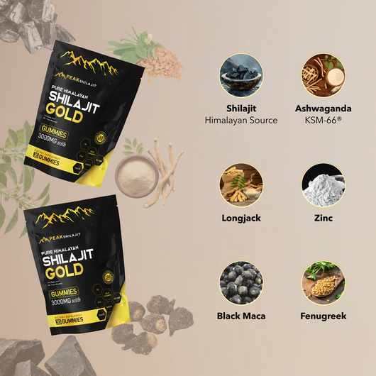 Pure Shilajit Gummies - 6-in-1 Support
