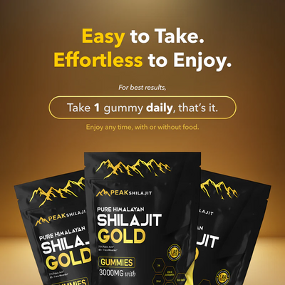 Pure Shilajit Gummies - 6-in-1 Support