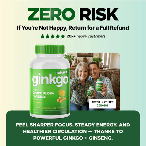 Ginkgo - Optimize Your Blood Pressure & Sugar Levels