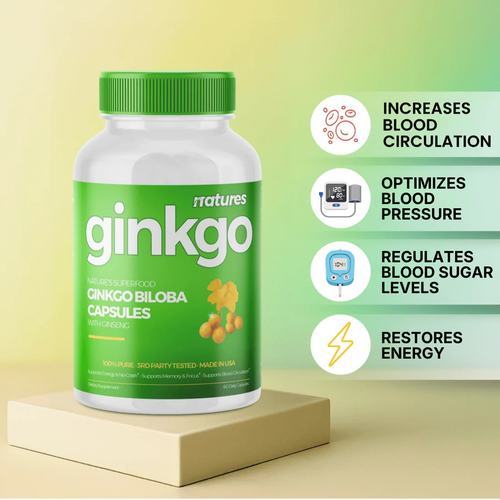 Ginkgo - Optimize Your Blood Pressure & Sugar Levels